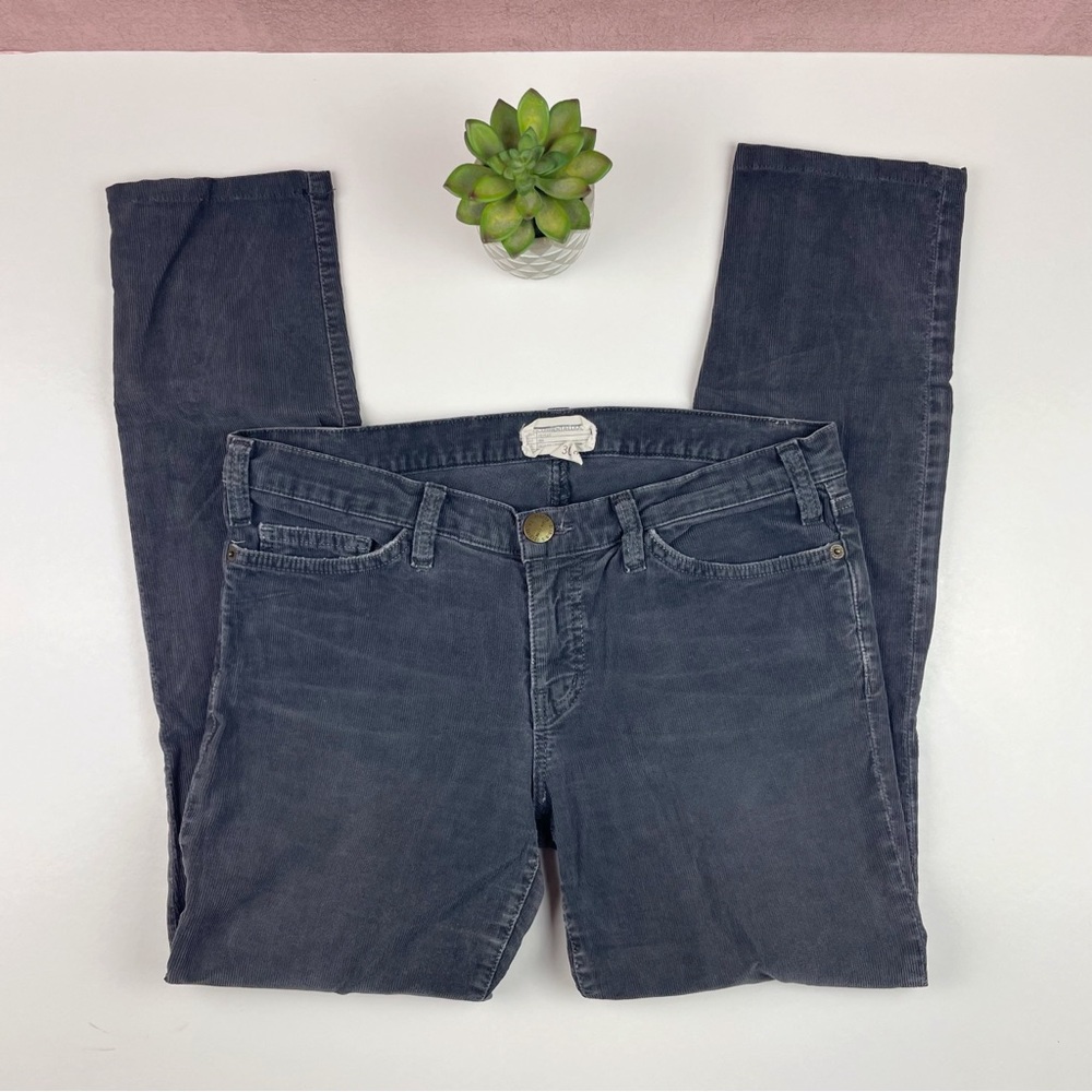 Current/Elliott Gray Corduroy Pants Women Size 30 Casual